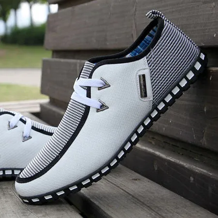 Merkmak Fashion Canvas Male Shoes Flats Best Running Shoes Casual Wear