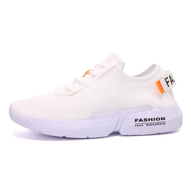 Samoa Casual Shoes Lycra Sneakers Man Popcorn Sole Zapatillas Hombre Light Jogging Shoes Breath Summer Spring Autumn Run Dropshipping Mens Shoes