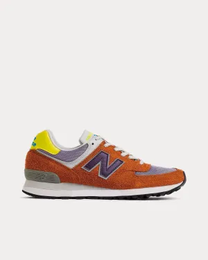 Womens New Balance Dad Shoes MADE in UK 576 Apricot / Dusk / Limeade Low Top Sneakers