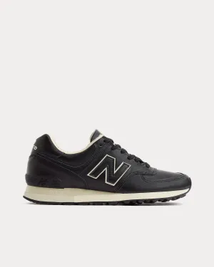MADE in UK 576 Black / Cement Low Top Sneakers New Balance White And Cream