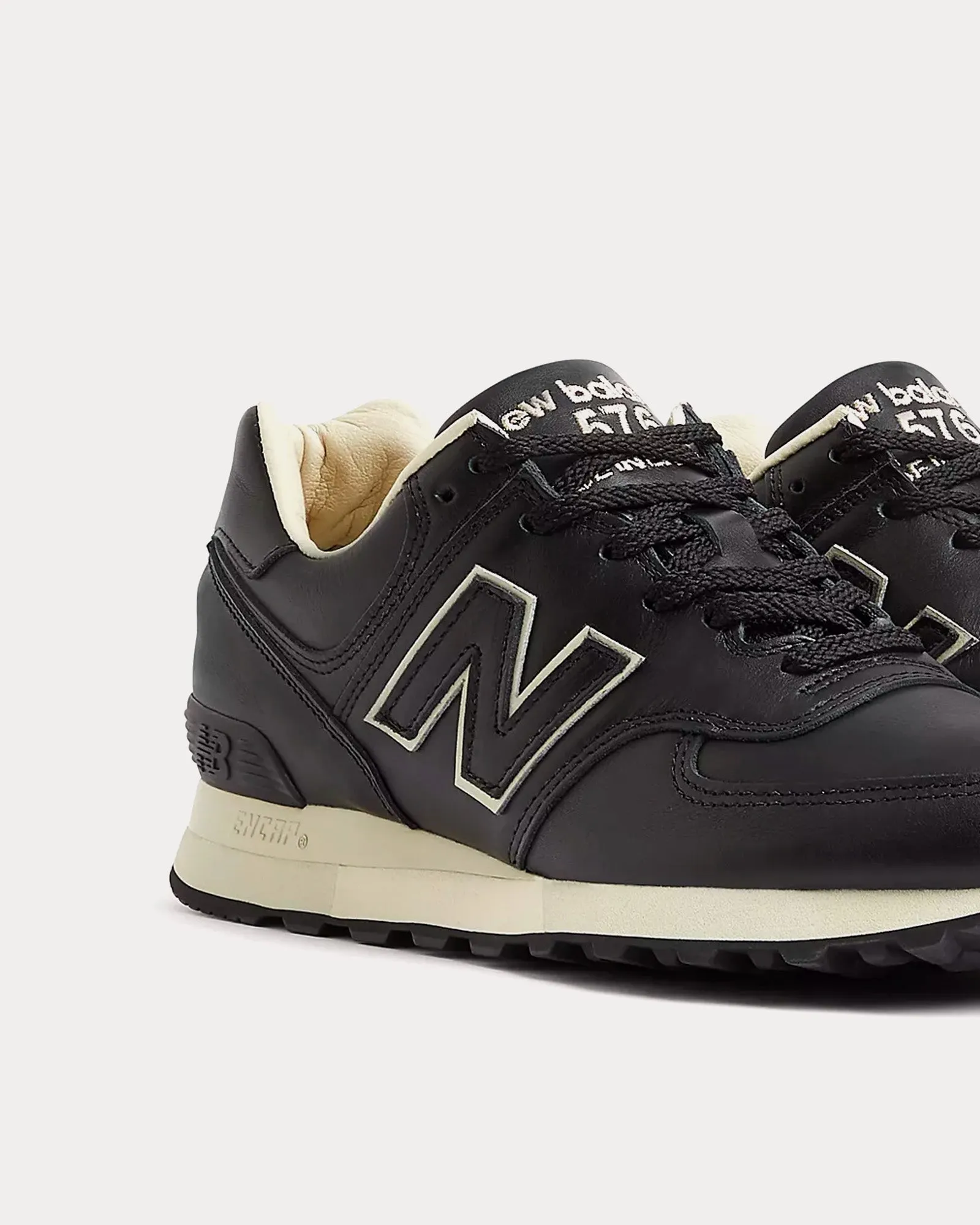 New Balance Dark Blue 574 MADE in UK 576 Black / Cement Low Top Sneakers