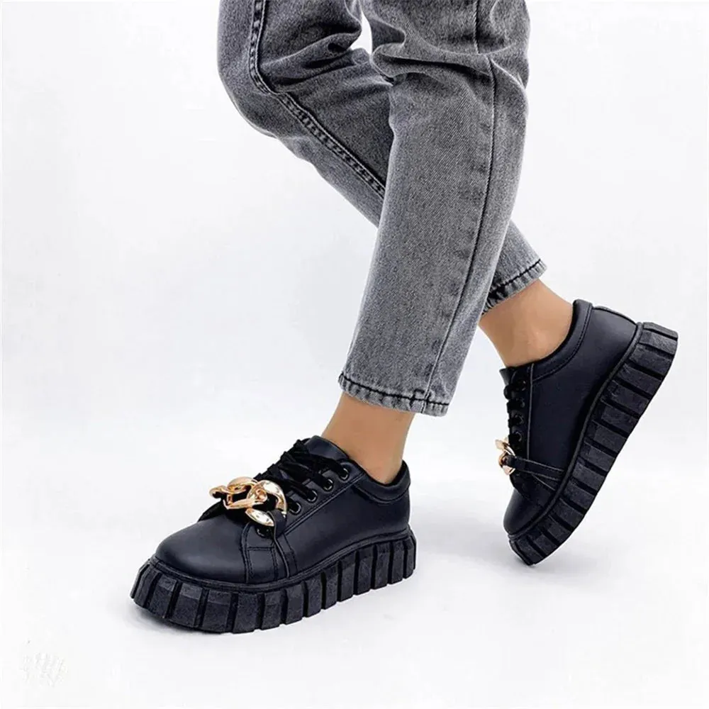 Spring Sneakers Flat Casual Shoes 43 Big Size for Women Sneakers All Models