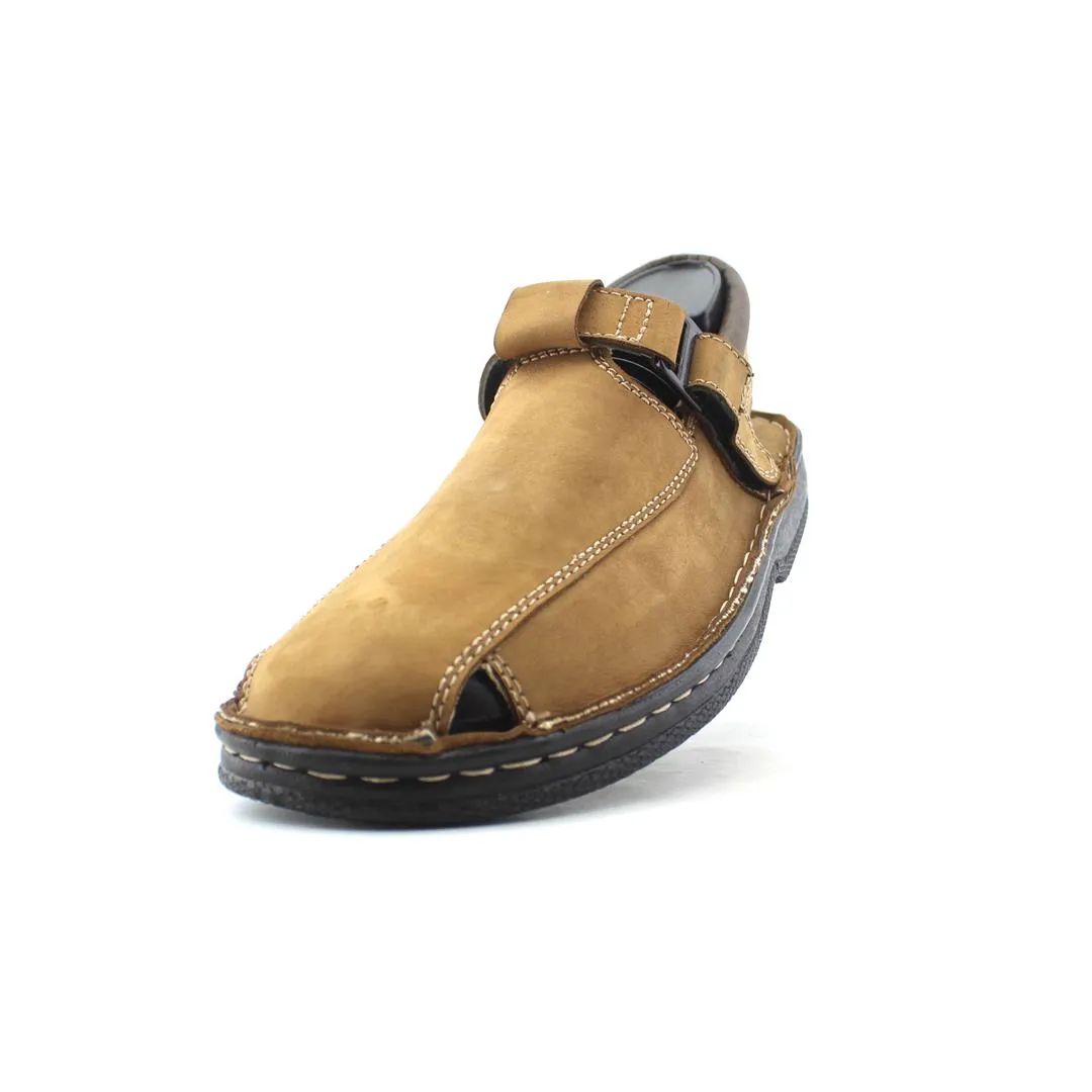 Men Sandal (Camel) Slippers Chestnut