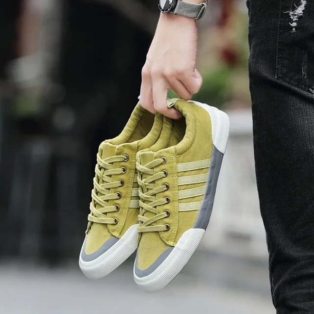 Colour Sneakers Men Canvas Shoes