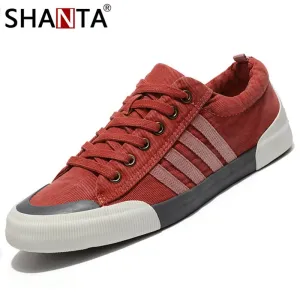 Men Canvas Shoes Spanx High Heel Sneakers