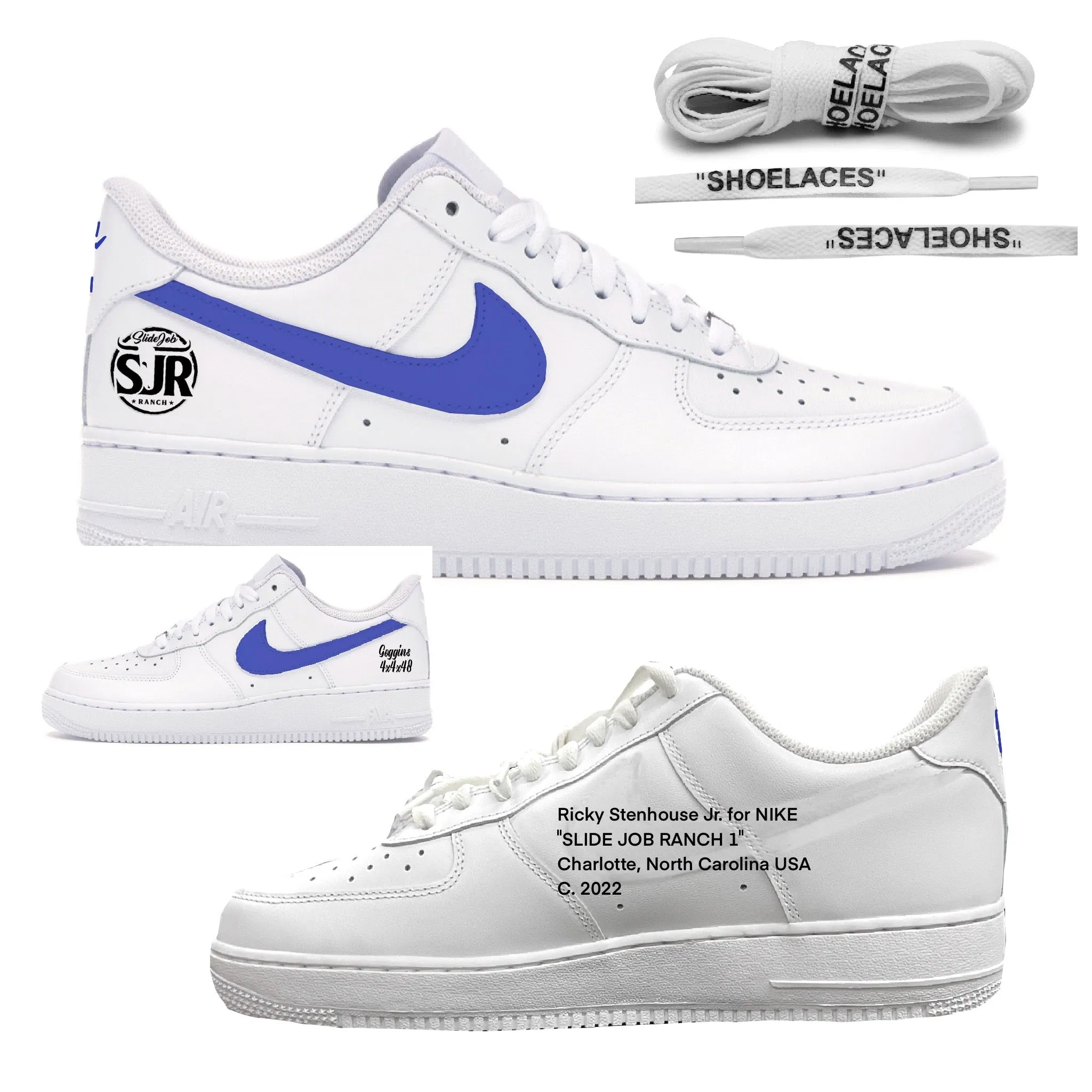 2x Nike AF1 Men's size 11 - Custom Order - Full invoice Asics Beat The Streets Wrestling Shoes