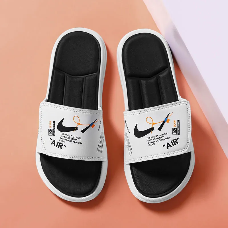 Men Beach Shoes Summer Slippers Men Outdoor Non-Slip Wirecutter Slippers