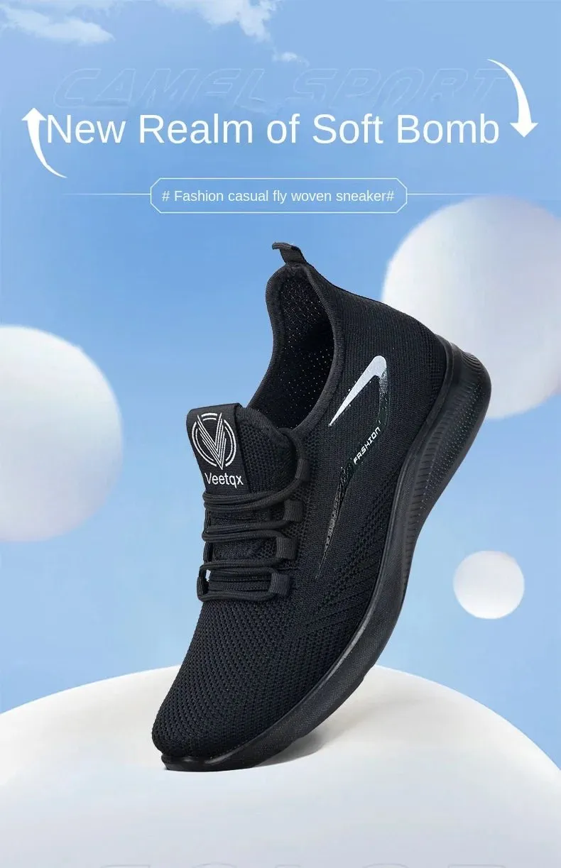 Casual Shoes Boots Men Casual Sports Shoes Spring Fashion Flyweave