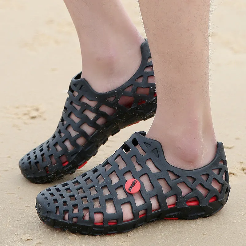 Men Light-weight Comfortable Hole Beach Sandals Water Proof Sandals