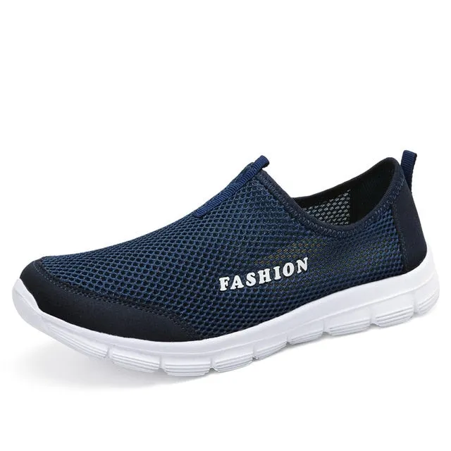 Casual Johnston And Murphy Shoes Men Shoes Plus Size 47 Men Casual Shoes High Quality 2019 Spring Autumn Mesh Sneakers Lightweight Breathable Male Trainers 46 48