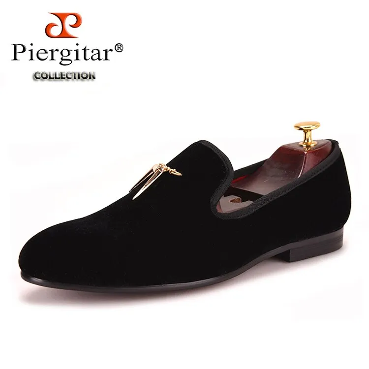 Men Velvet wedding loafers Comfy Slippers