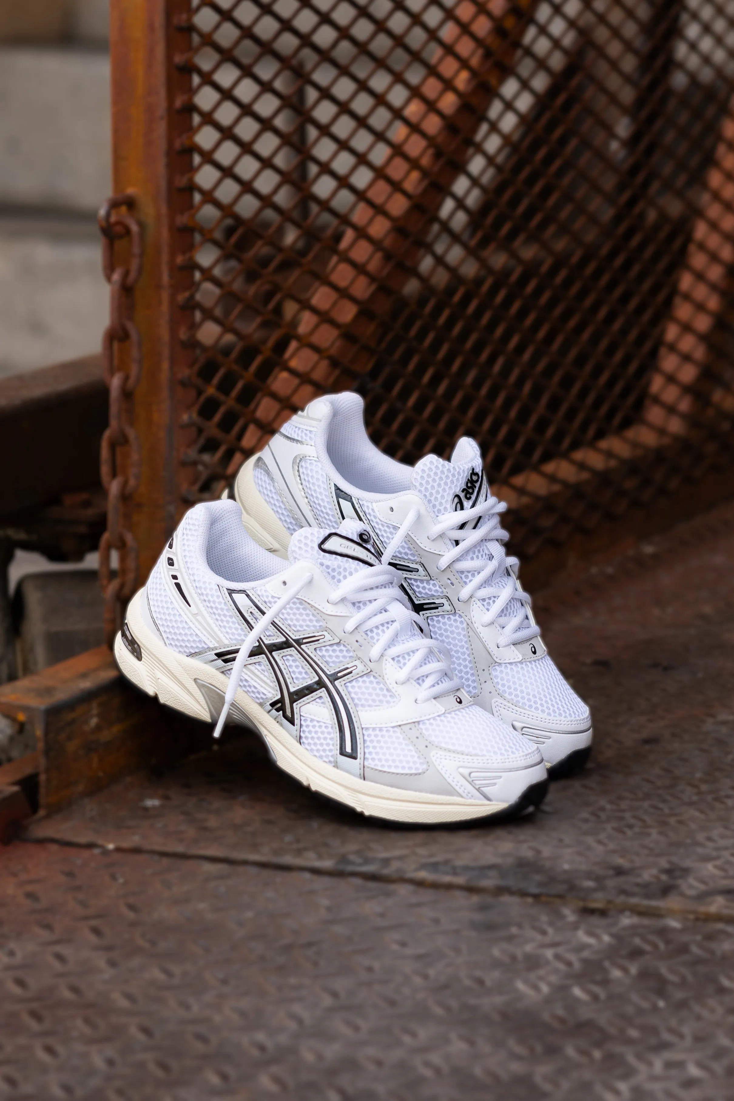 Mens Asics Gel-1130 (White/Cloud Grey) Asics Shoes Outlet