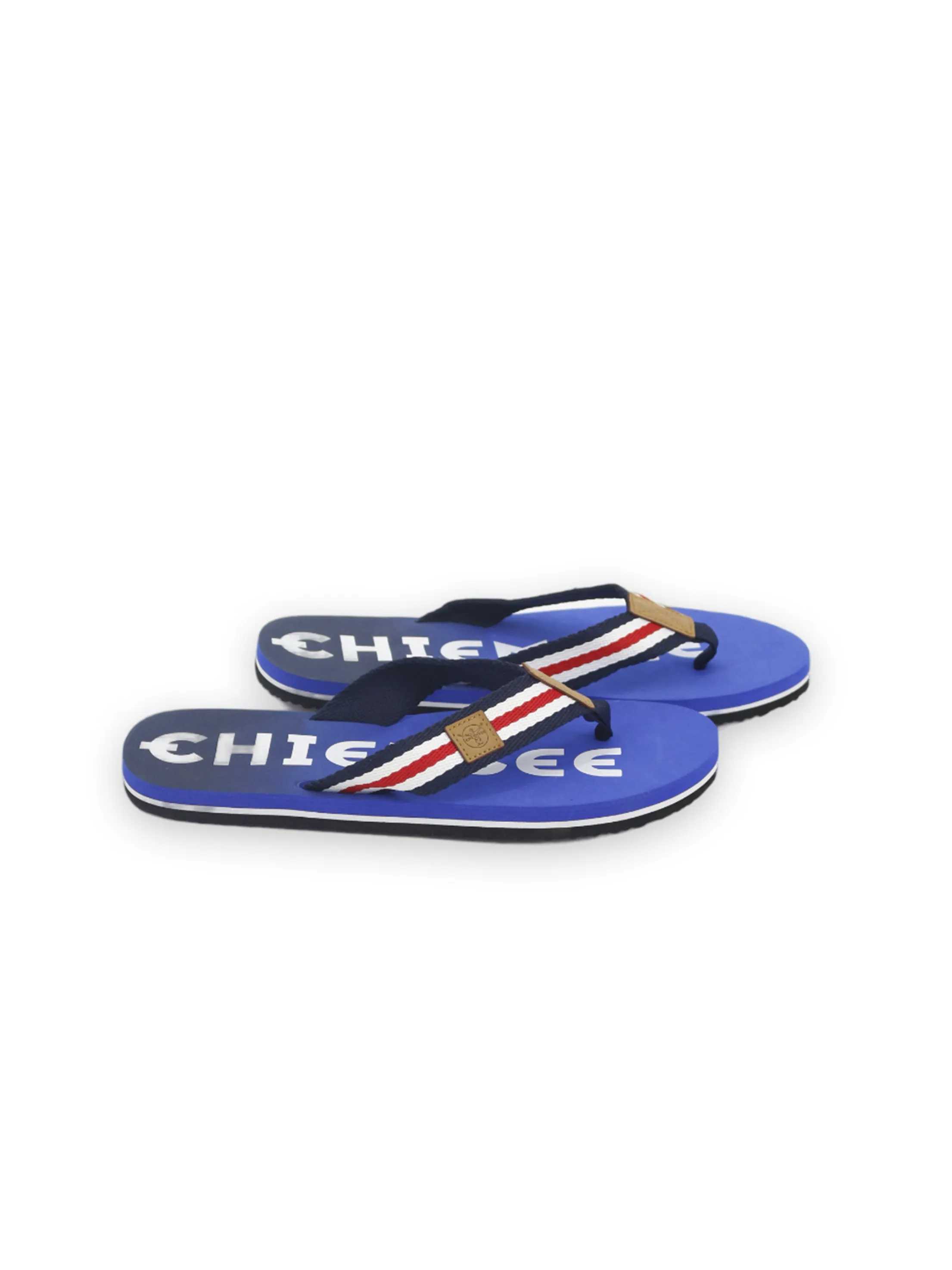 New Slippers Men's Brand Logo Printed Slippers,Blue