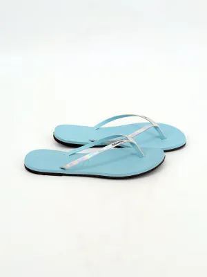 Men's Brand Logo Printed Slippers,Light Blue Kappa 222 Banda Slides