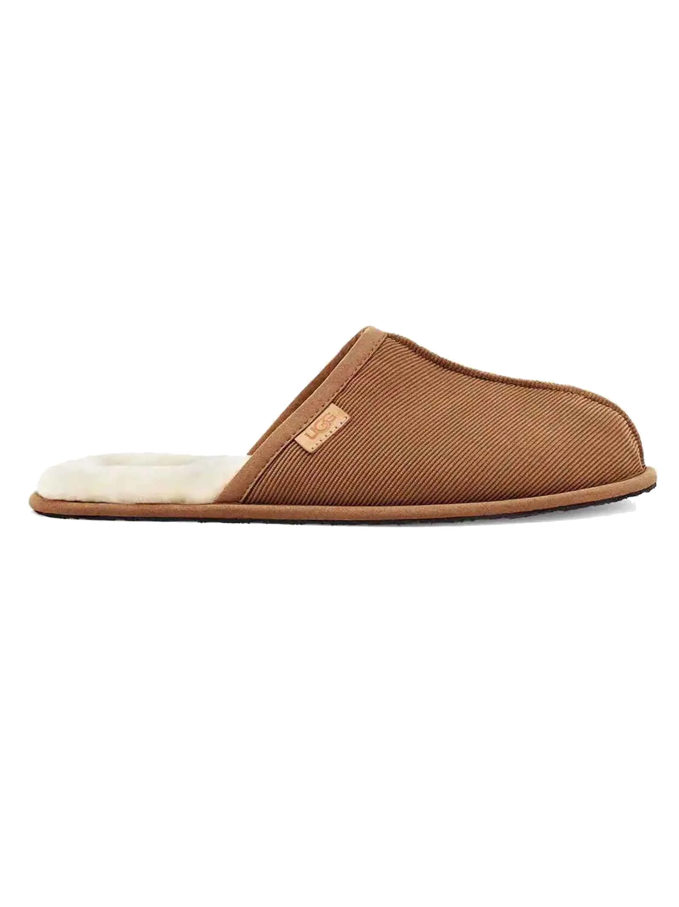 Men's Corduroy Slippers,Brown Snowflake Slippers