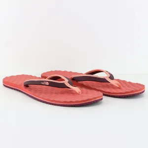 Men's Logo Brand Color Block Slippers,Coral/Burgundy Handmade Slippers