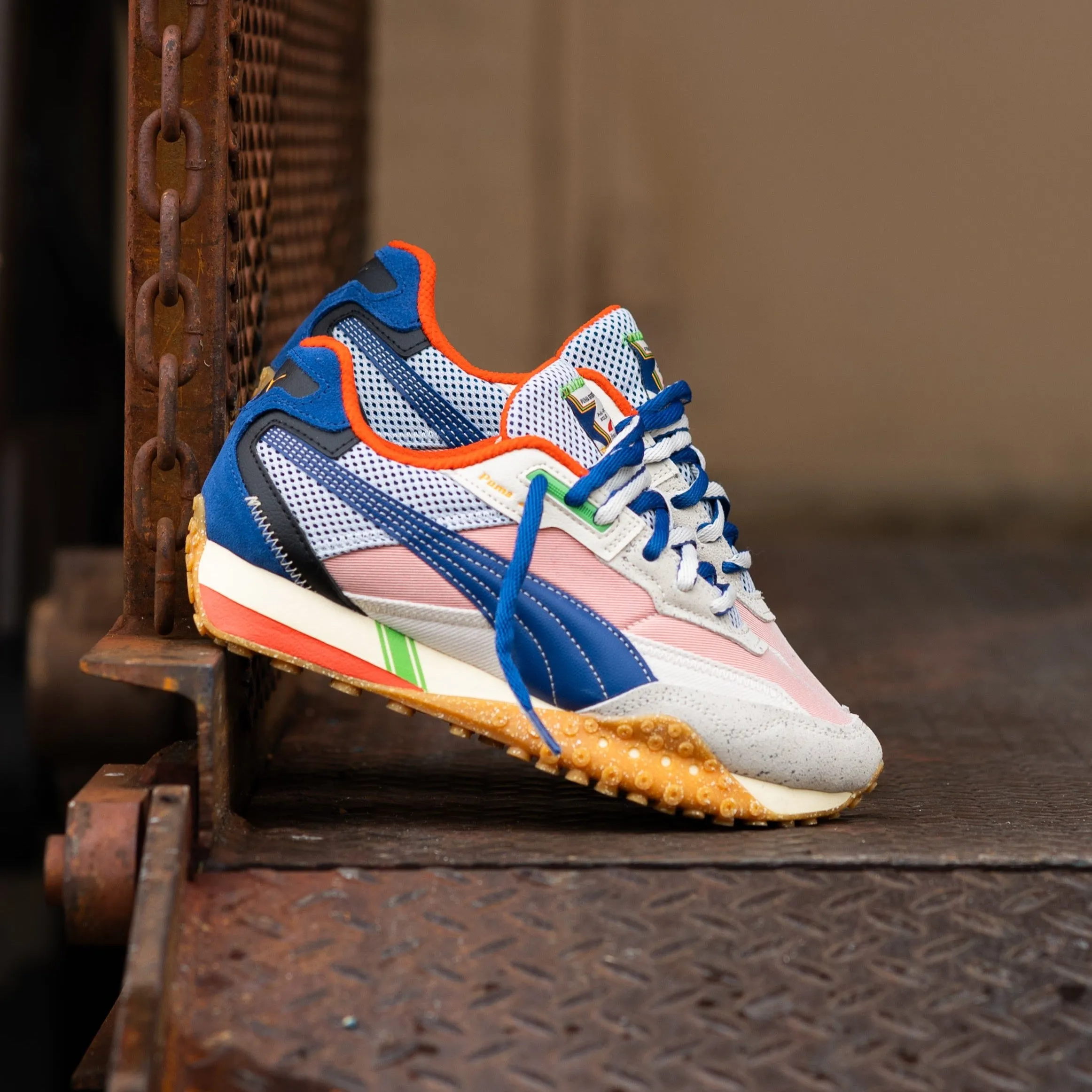 Mens Puma Blacktop Rider Podium (Alpine Snow/Clyde Royal) Godfather Puma Shoes