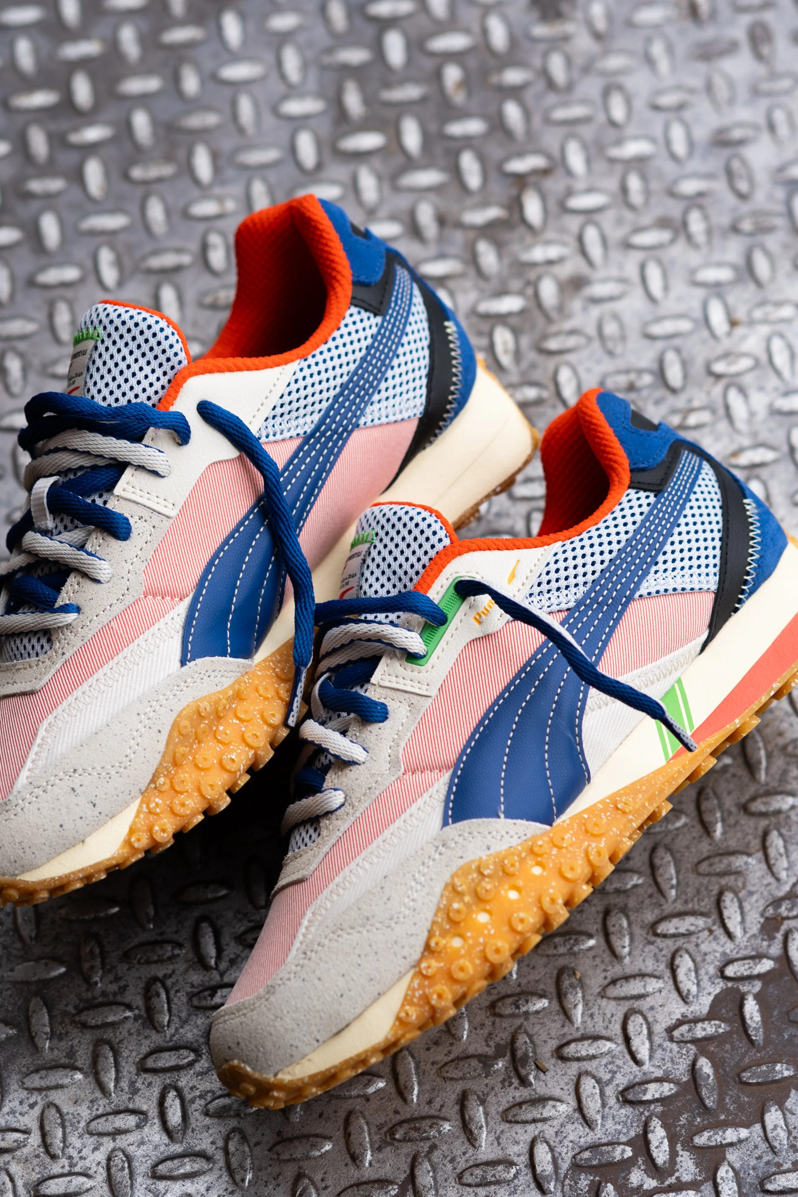 Puma Faster Shoes Mens Puma Blacktop Rider Podium (Alpine Snow/Clyde Royal)