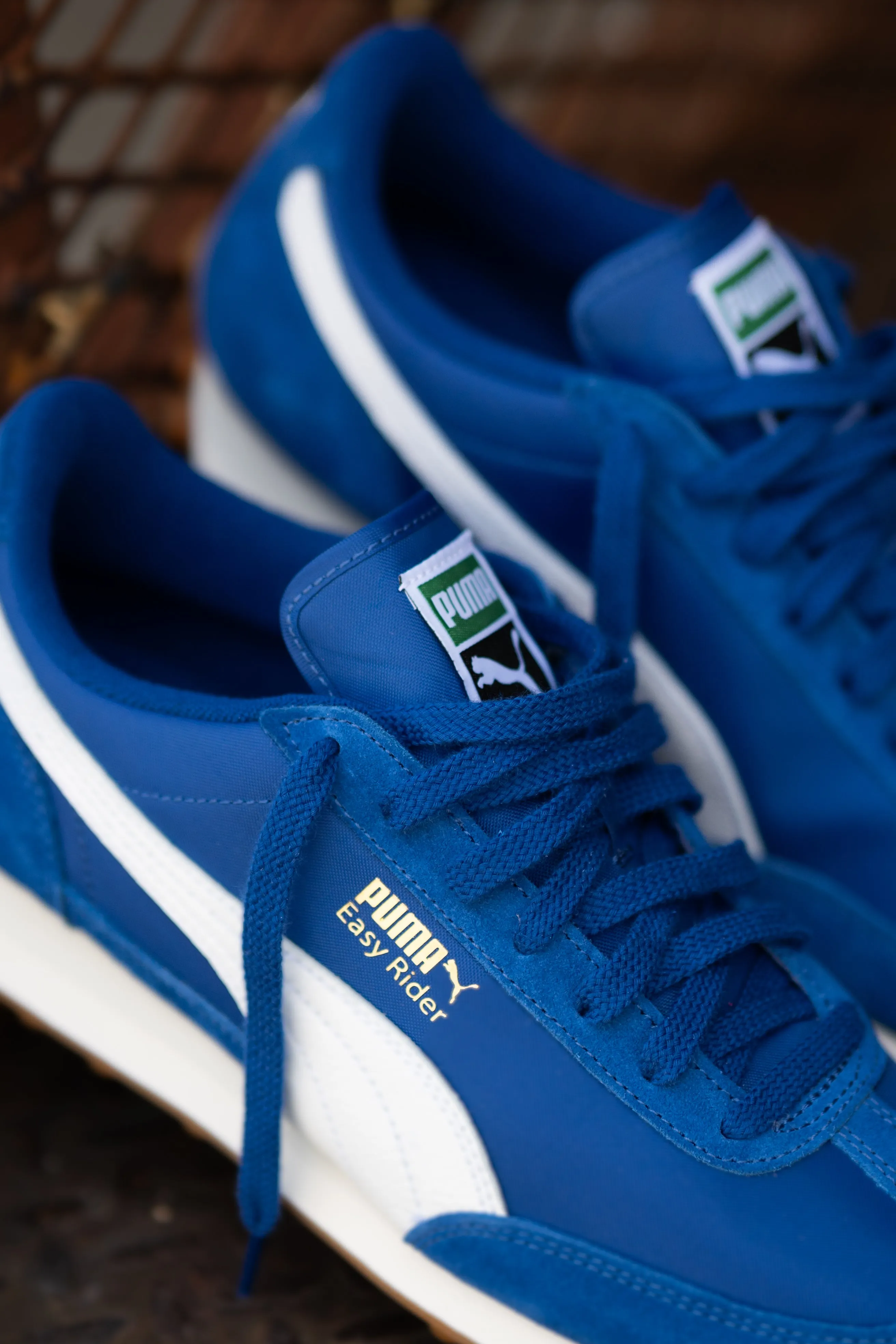 Asics Running Shoes Size 15 Mens Puma Easy Rider Vintage (Clyde Royal/ Puma White)