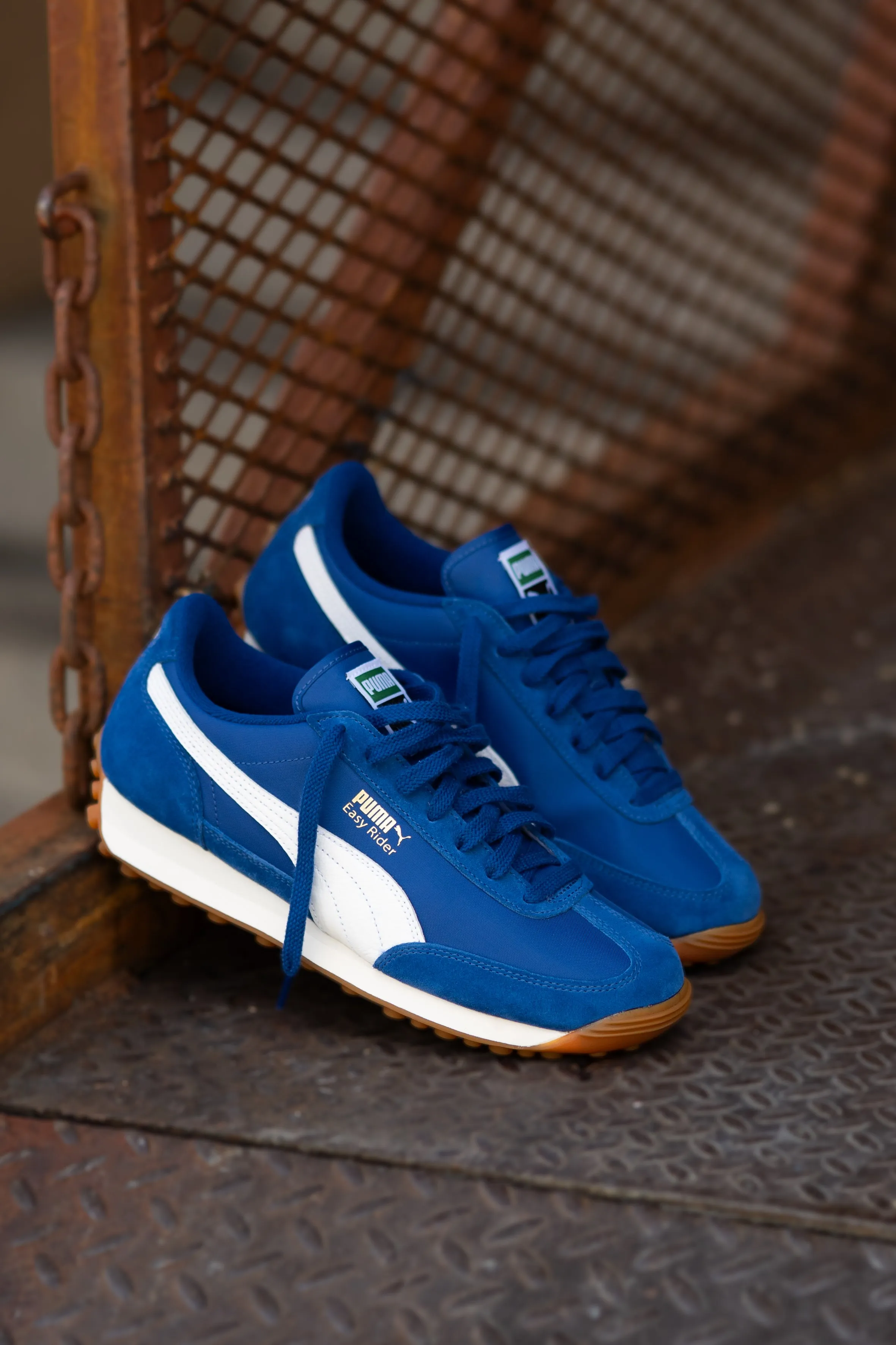 Asics Tiger Onitsuka Shoes Mens Puma Easy Rider Vintage (Clyde Royal/ Puma White)