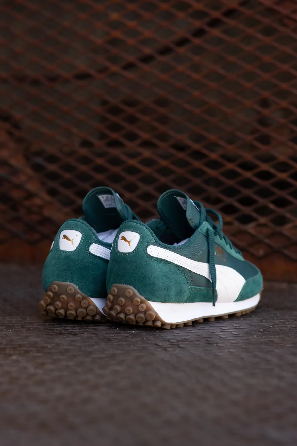 Best Asics Running Shoes 2022 Mens Puma Easy Rider Vintage (Dark Myrtle/Puma White)