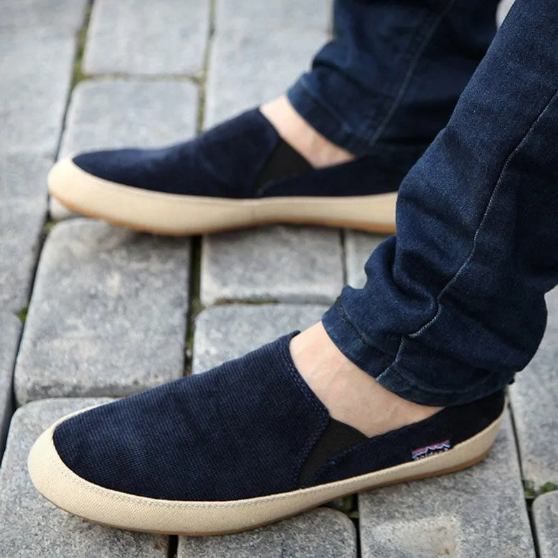 Casual Shoes Chinos Men's Summer  Breathable Loafers Canvas Shoes
