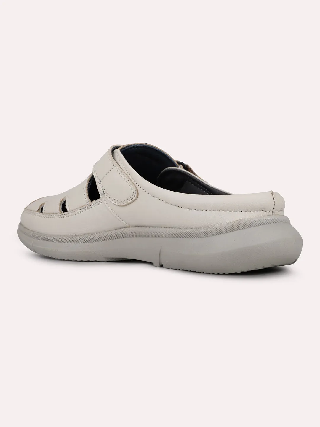 Girl Sandals Clearance Mens White Solid Round Toe Casual Sandals