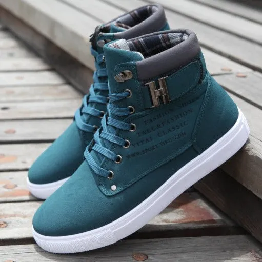 Casual Shoes Sri Lanka Merkmak Newly Ankle Men Boots 2016 Autumn Winter Wedge Fashion Fur Warm Winter Boots For Man British Style Casual High Top Shoes