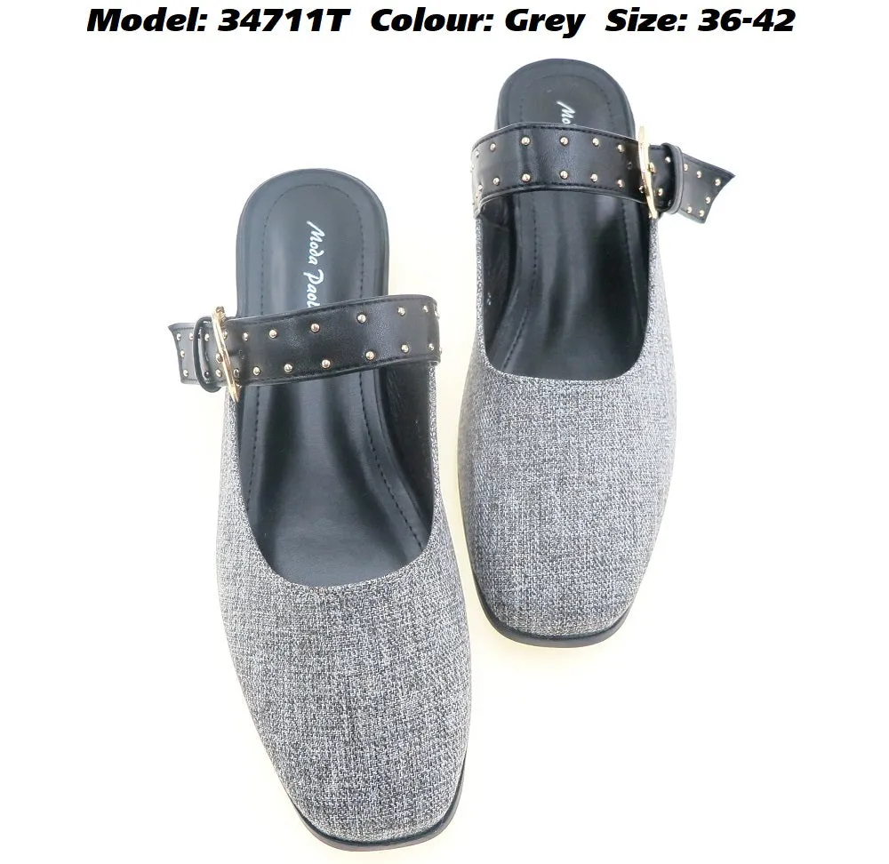 Moda Paolo Women Slip-Ons In 2 Colours (34711T) Bridgetown Slip On Aluminum Toe