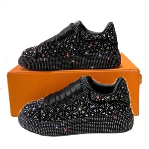 Womens Shining Air Cushion Sneakers  Comfortable Silver Fashion Running & Casual Sport Shoes Nike Dunks Sneakers