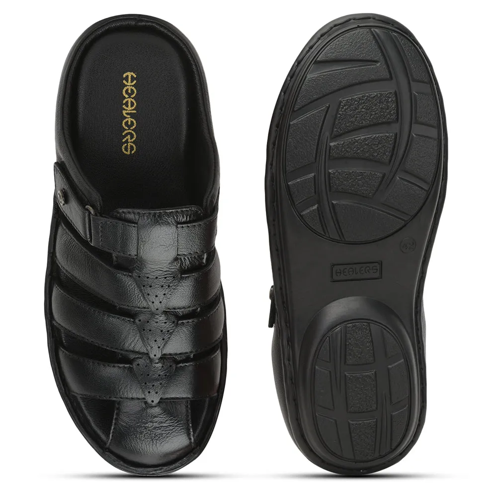 Healers Formal Sandal For Men (Black) ER-54 By Liberty Jamaica Wedding