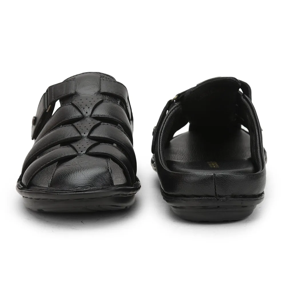 Sandals Pointed Toe Healers Formal Sandal For Men (Black) ER-54 By Liberty