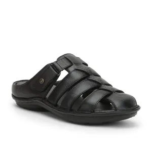 Healers Formal Sandal For Men (Black) ER-54 By Liberty Bare Trap Sandals