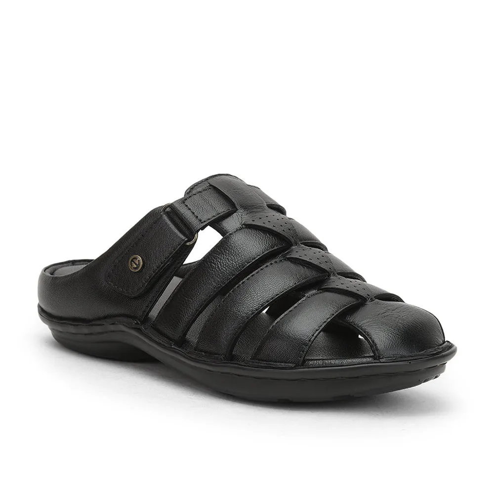 Flatform Gladiator Sandals Healers Formal Sandal For Men (Black) ER-54 By Liberty
