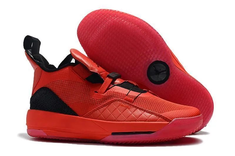 Nike Air Jordan 33 Red Black Men Shoes Sale Size US 7,8,8.5,9.5,10,11,12 Asics Shoes Slip Resistant