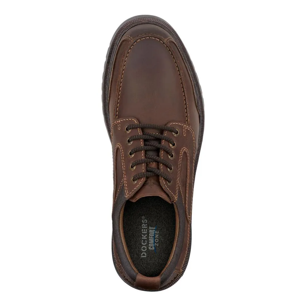 Dockers OVERTON - RUGGED OXFORD (Red Brown) Waffle Debut Casual Shoes