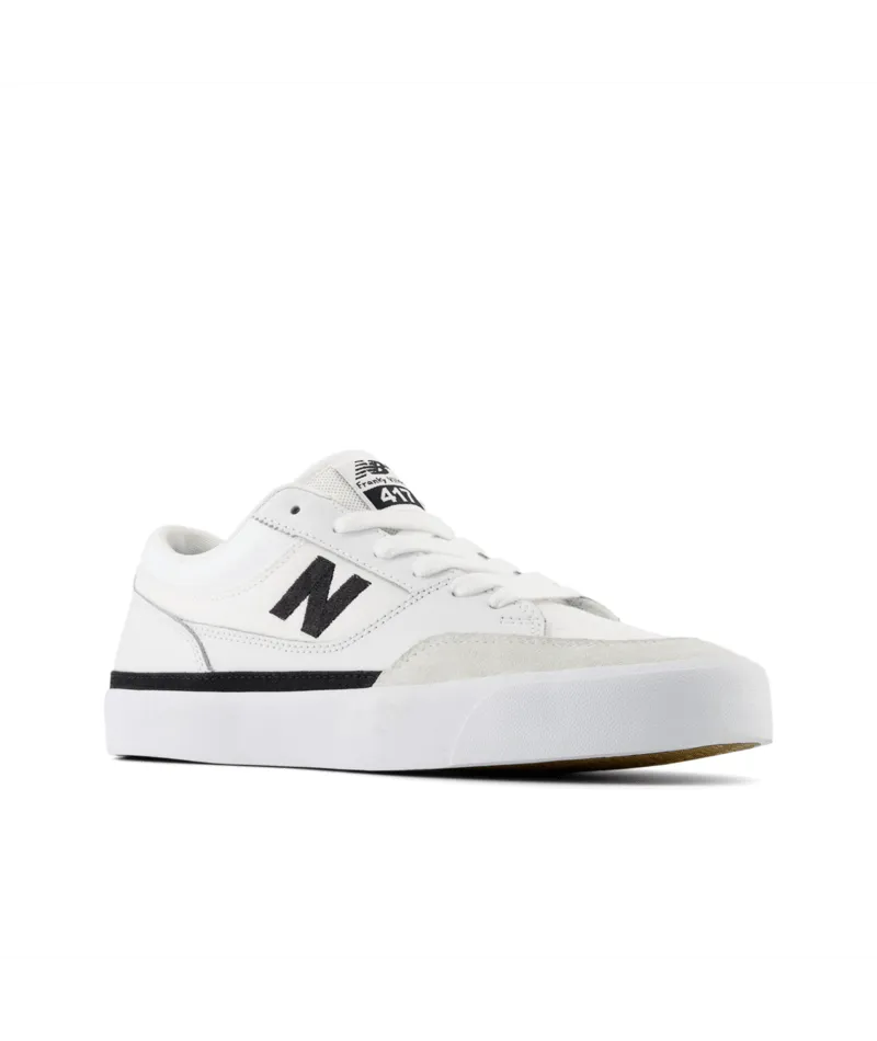 New Balance Numeric Franky Villani 417 Low Shoe in White Best New Balance Sneakers For Walking
