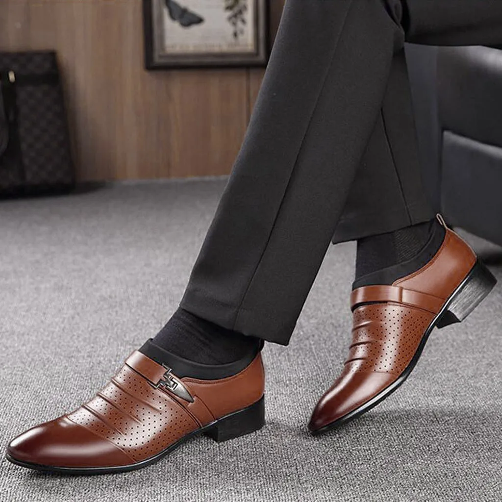 Suits With Loafers New Men Dress Shoes Fashion
