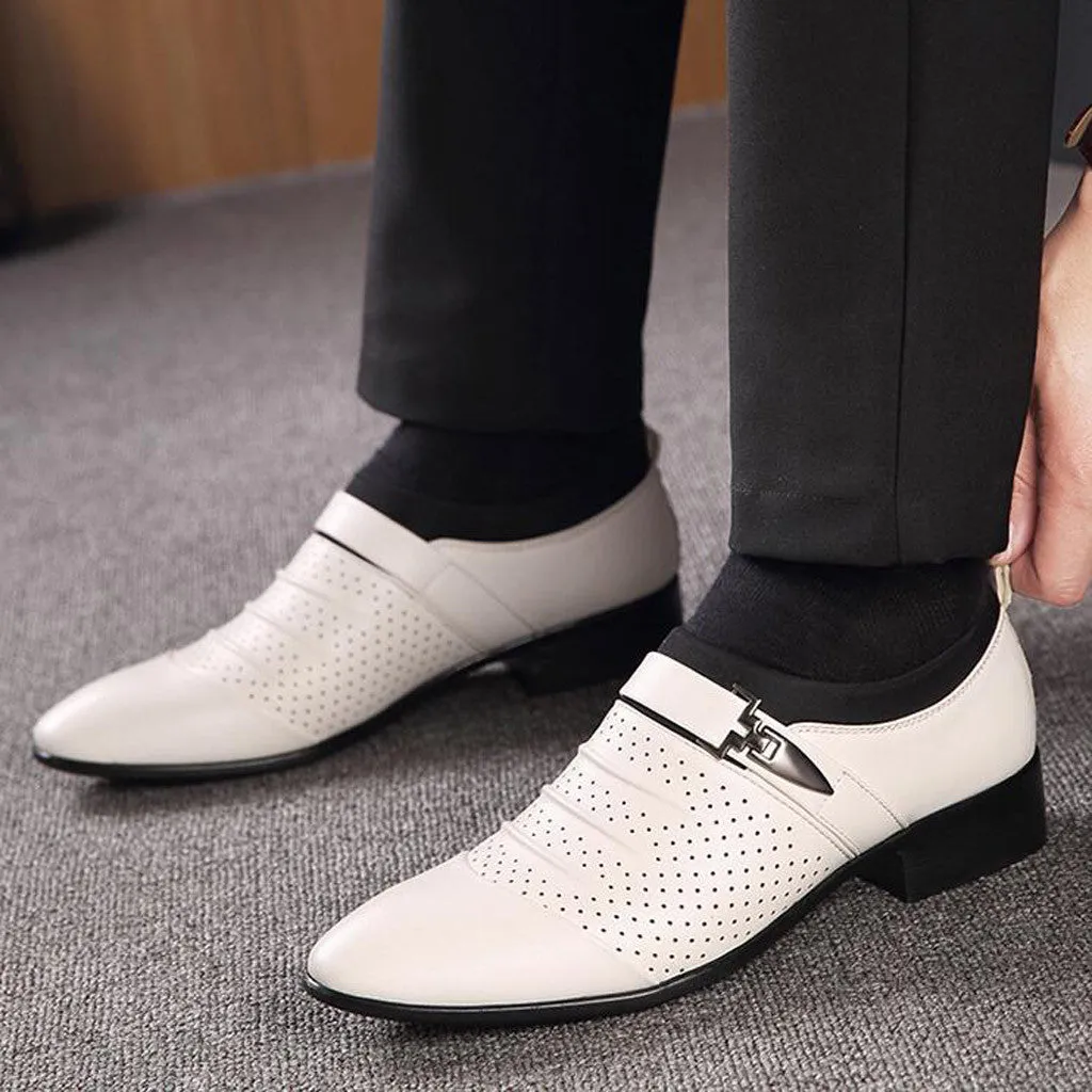 Tie Loafers New Men Dress Shoes Fashion