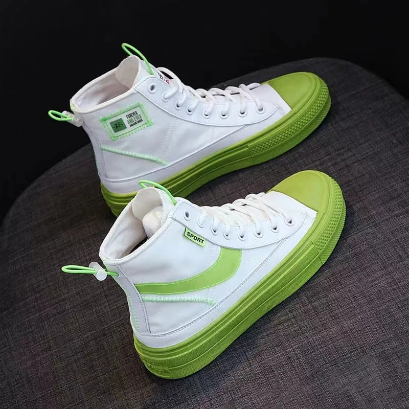 Flat Foot Training Shoes New Spring Sneakers Women Summer Canvas Platform Shoes