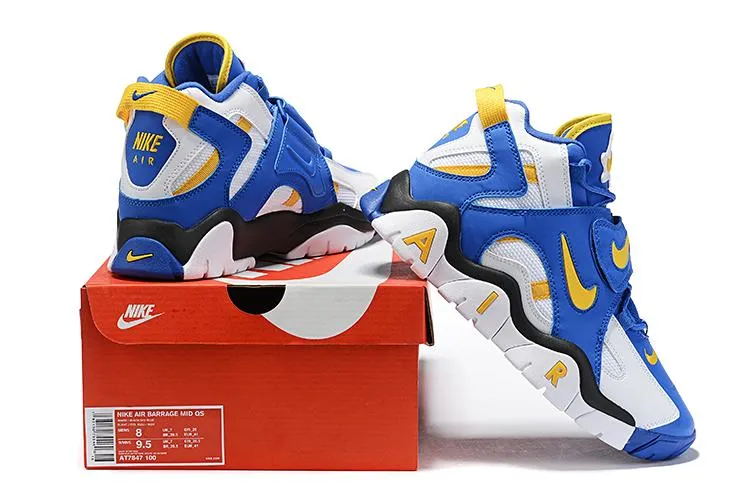Nike Air Barrage Mid 'Racer Blue' Sneaker Shoes Sale Men Size 7-12 Asics Gel-venture Shoes