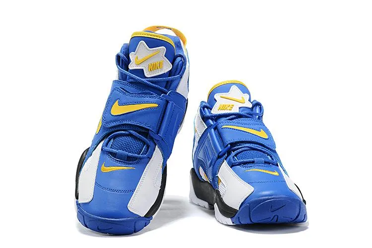 Asic Safety Shoes Nike Air Barrage Mid 'Racer Blue' Sneaker Shoes Sale Men Size 7-12