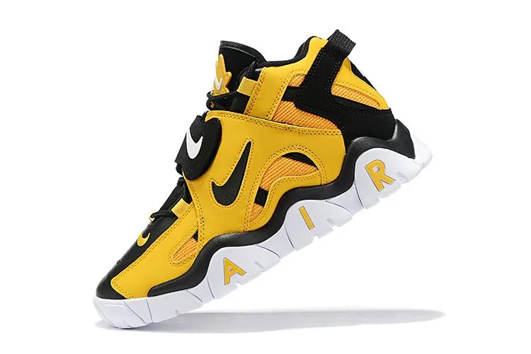Nike Air Barrage Mid 'Yellow Black' Sneaker Shoes Sale Men Size 7-12 Asics Shoes Rotation