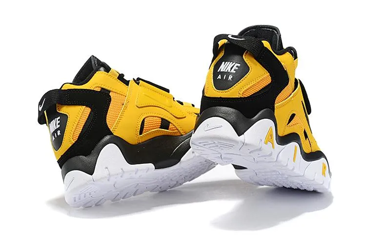 Nike Air Barrage Mid 'Yellow Black' Sneaker Shoes Sale Men Size 7-12 Asics Exeo Twr900 Wrestling Shoes