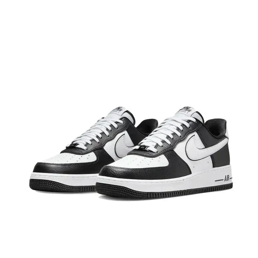 Nike Air Force 1 Comfortable and versatile non-slip wear-resistant Black Knight low-top board shoes black Asics Shoes Kayano 20