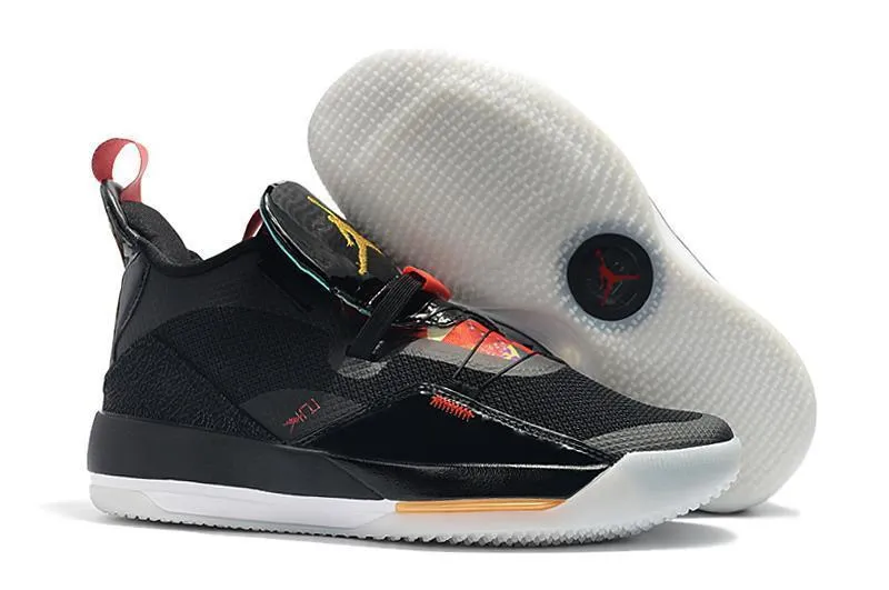 Nike Air Jordan 33 Black Red Men Shoes Sale Size US 7,8,8.5,9.5,10,11,12 Asics Running Shoes Size Chart