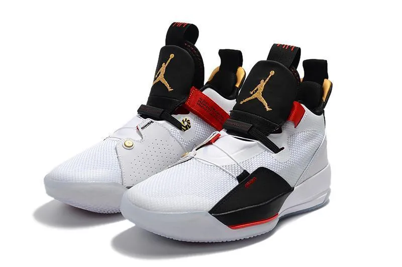 Nike Air Jordan 33 White Black Red Men Shoes Sale Size US 7,8,8.5,9.5,10,11,12 Asics Shoes Price In India