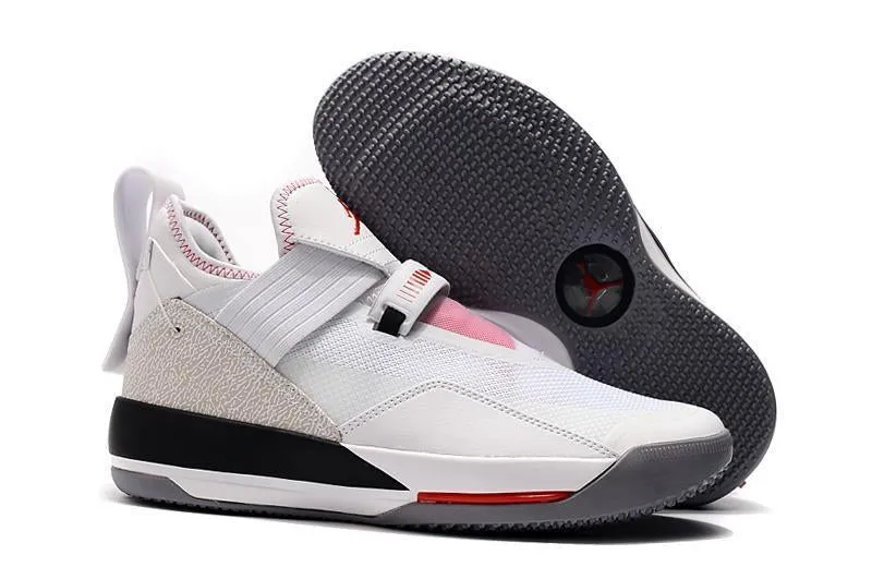 Nike Air Jordan 33 White Pink Black Men Shoes Sale Size US 7,8,8.5,9.5,10,11,12 Asics Shoes For Underpronation