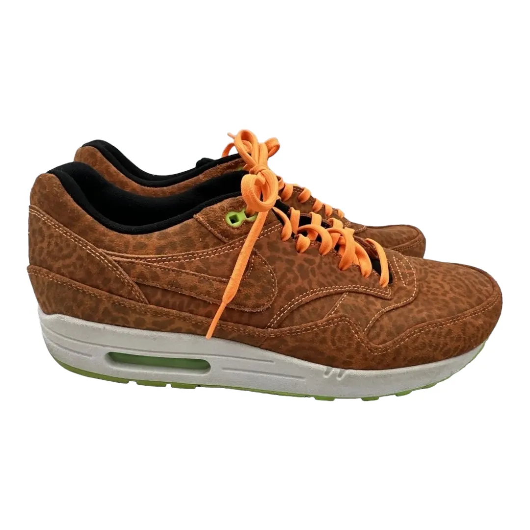 Nike Air Max 1 Fb Air Max Orange Suede Athletic Sneaker Women 9.5 (2013) Best Asics Cricket Shoes