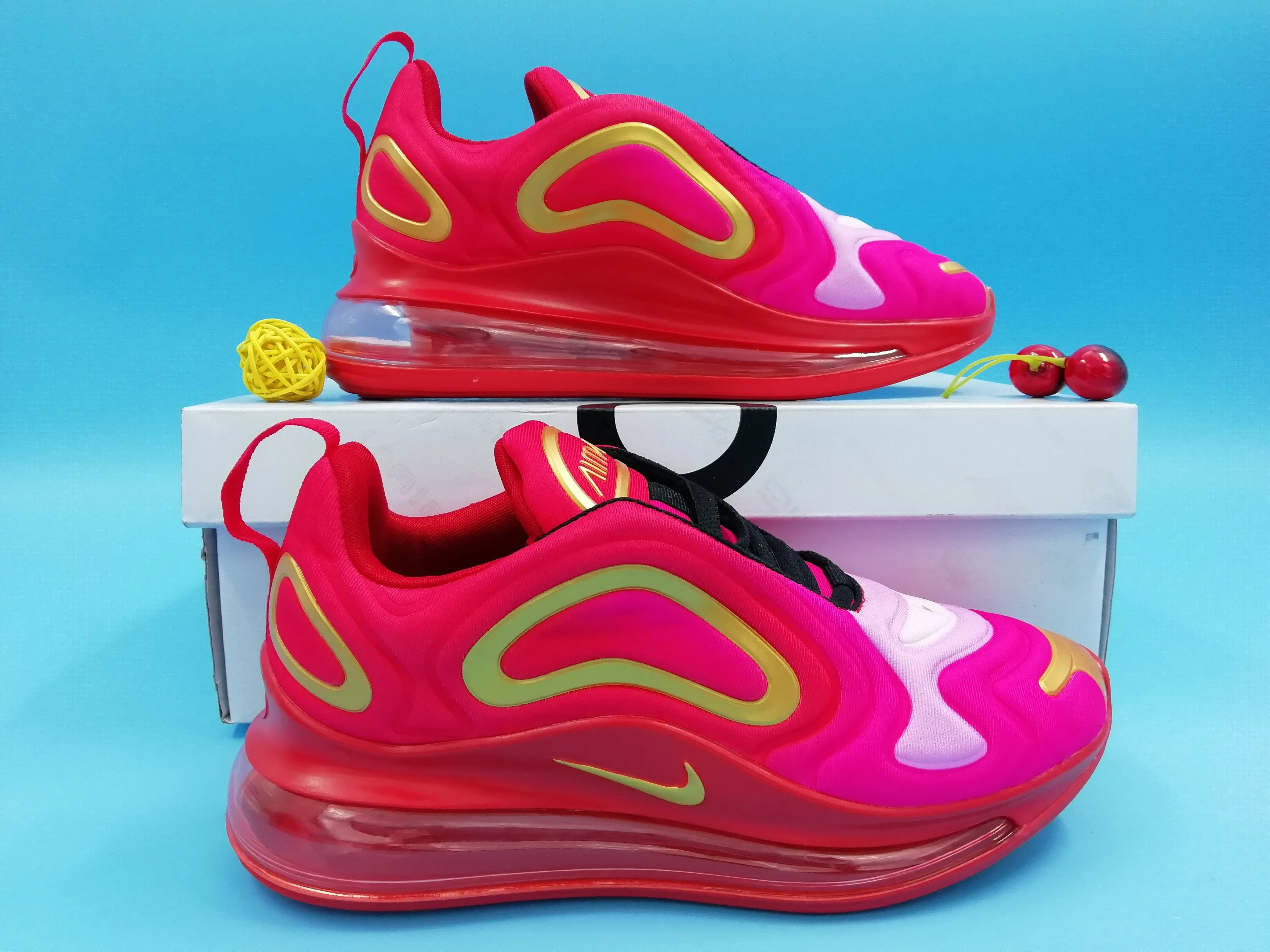 Nike Air Max 720 'Red Pink' Sneaker Shoes Sale Men Size 5.5 - 11 Taka Asics Shoes